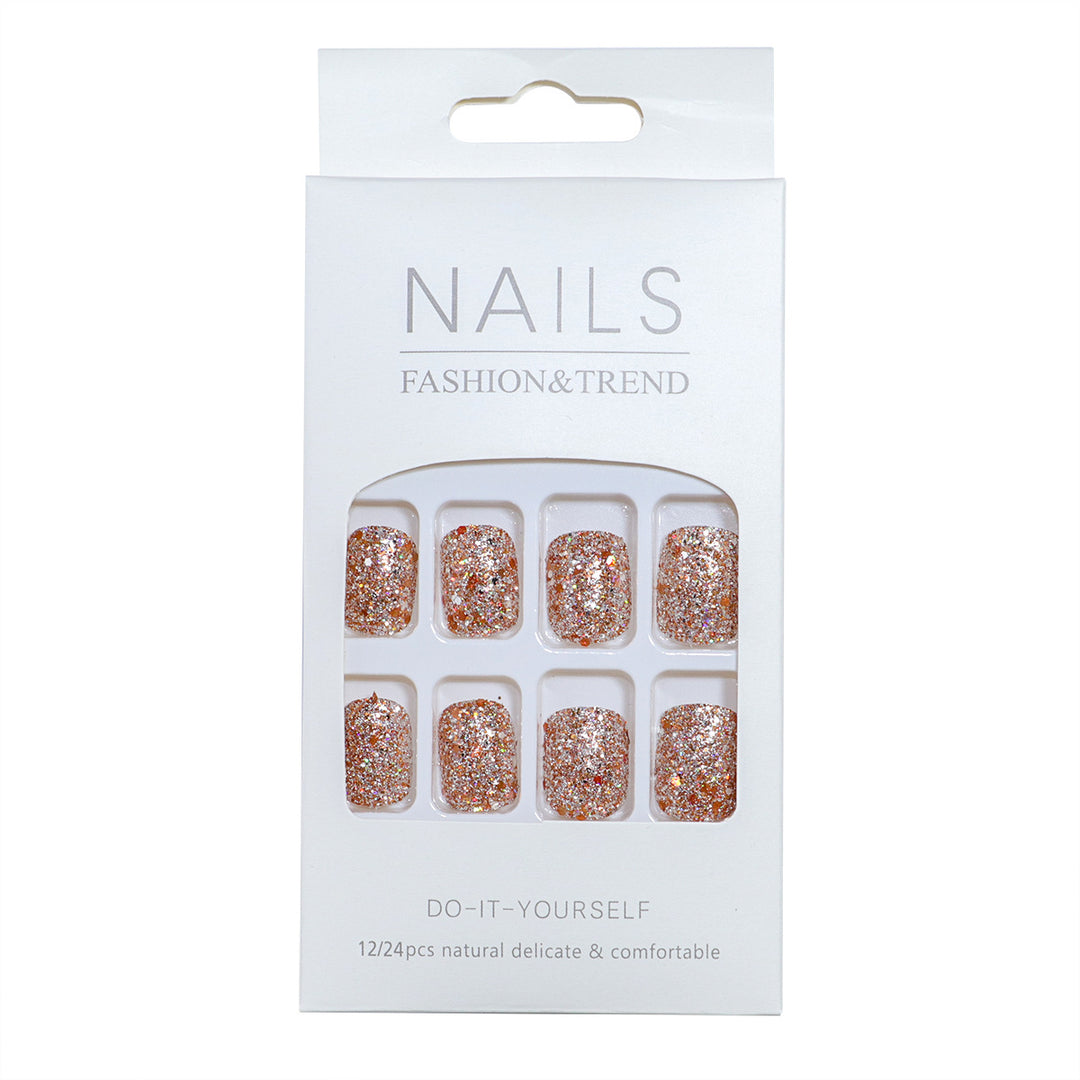 DIY Glitter Press-On Nails Stornfield