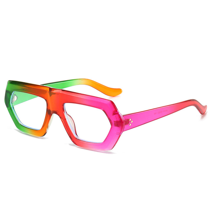 Women's fashionable optical glasses in extravagant hexagon design Stornfield