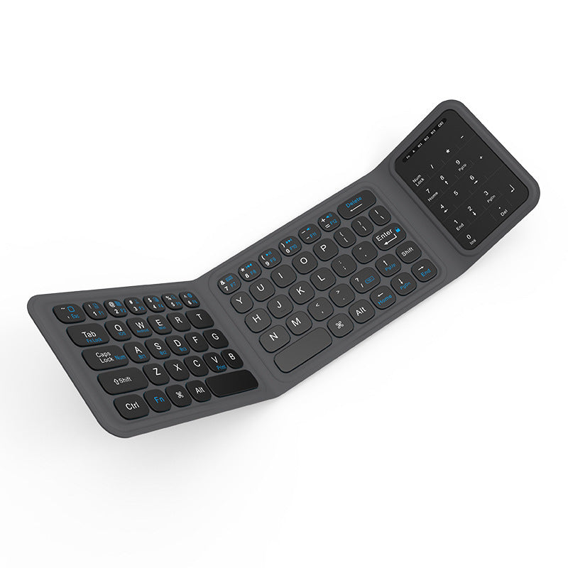 Foldable Bluetooth Keyboard with Silent Switch Keys Stornfield