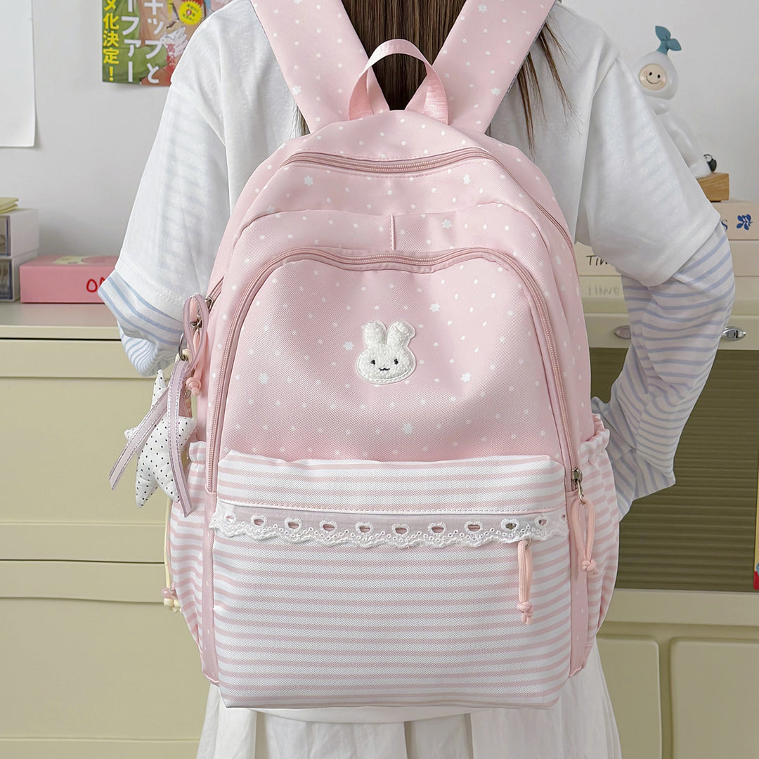 Cute Decorative Bunny-Ear Design Backpack Stornfield