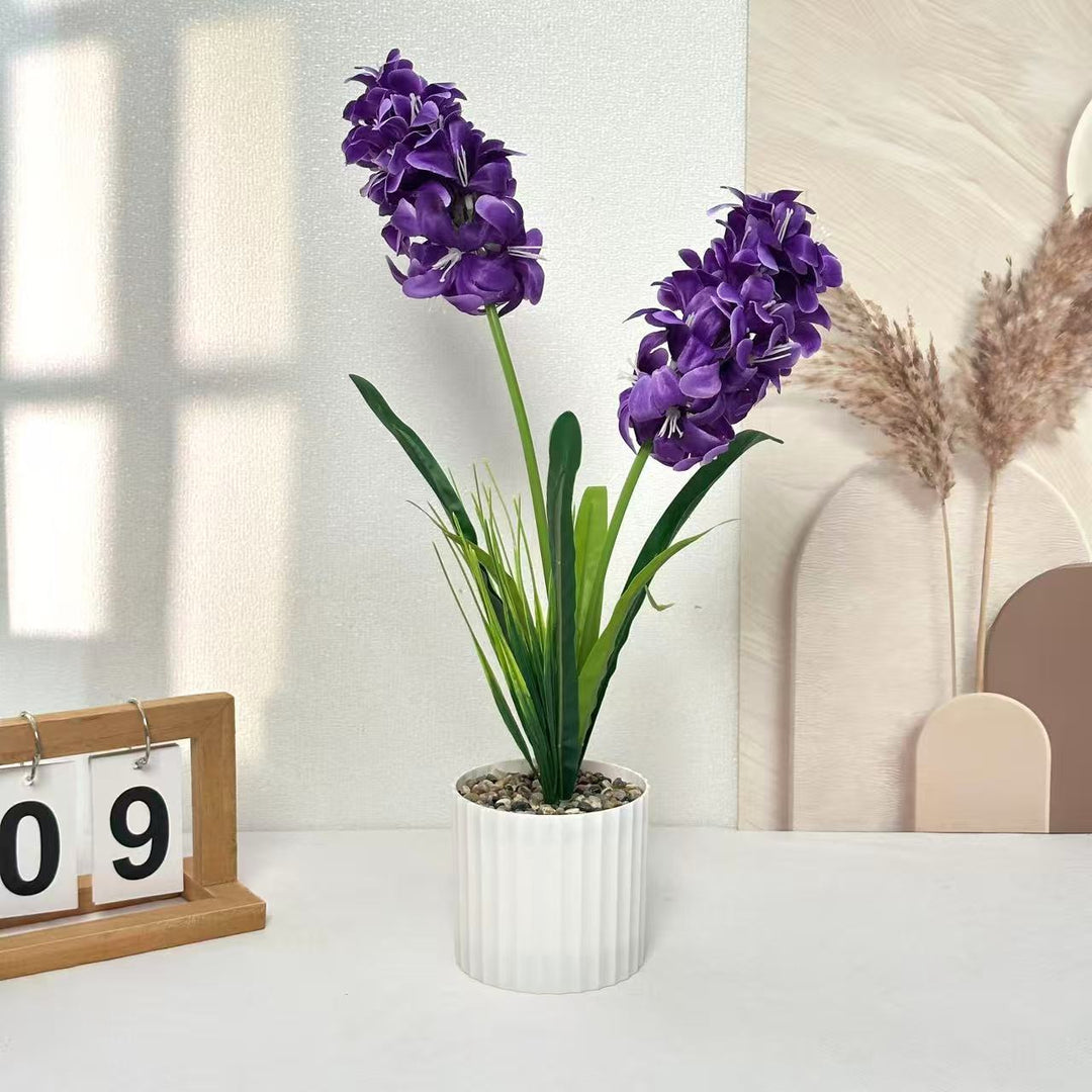 Lifelike Floral Decorative Centerpiece for Home Display