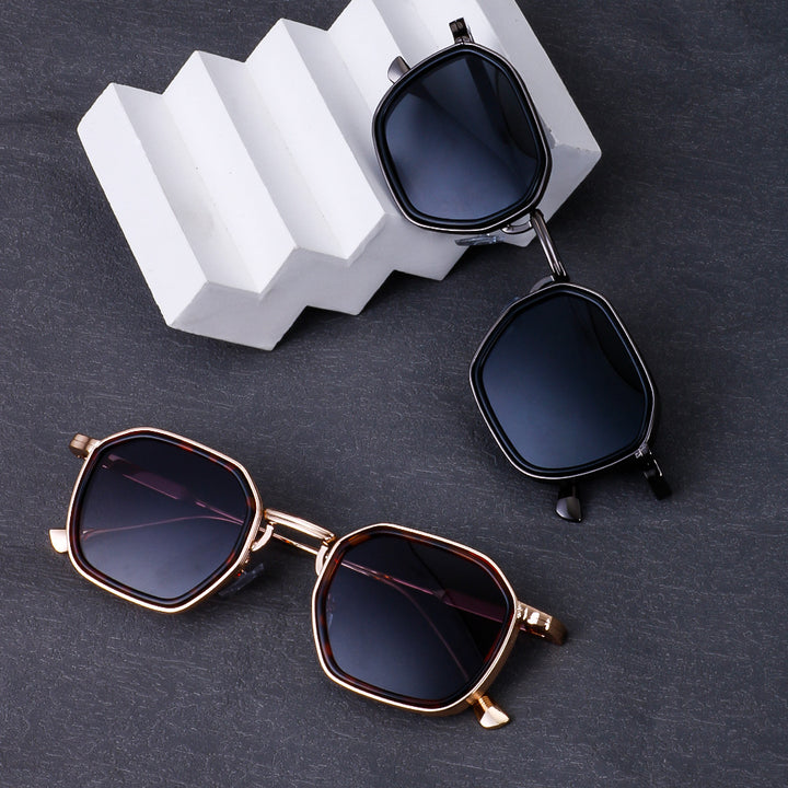 Ladies stylish sunglasses in modern octagonal design with high-quality polarized lenses Stornfield