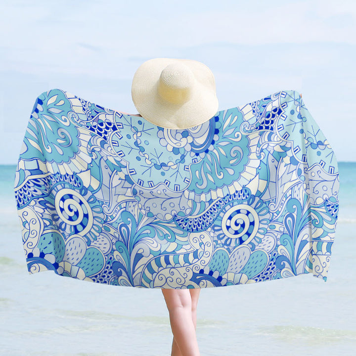 Beach towel with maritime design Stornfield