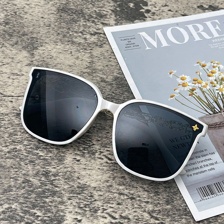 Women's extra-large sunglasses with fashionable chain frame Stornfield