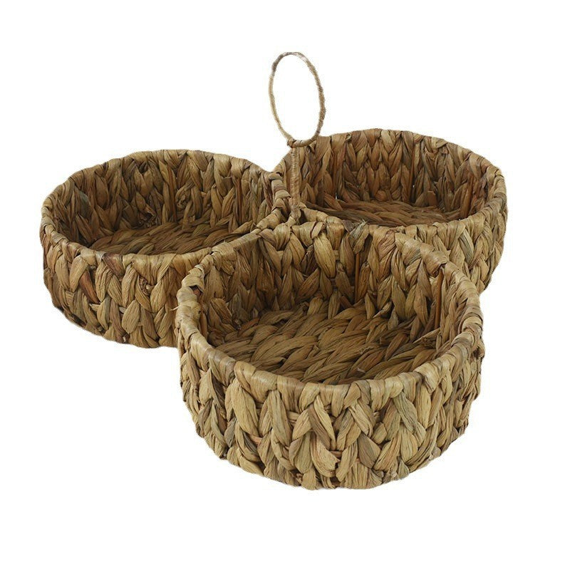 Multi-Sectional Handcrafted Woven Storage Basket Stornfield