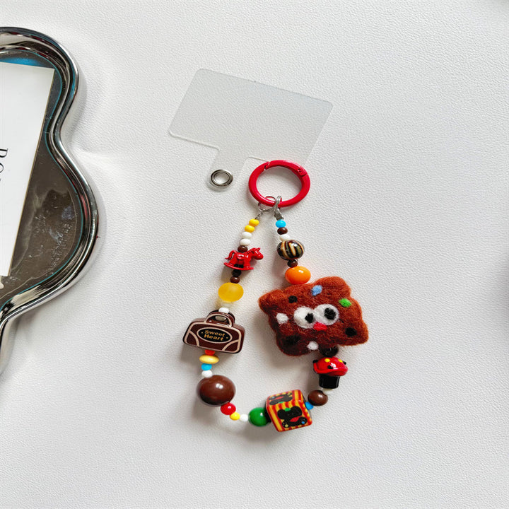 Playful Food-Themed Charm Keychain Stornfield