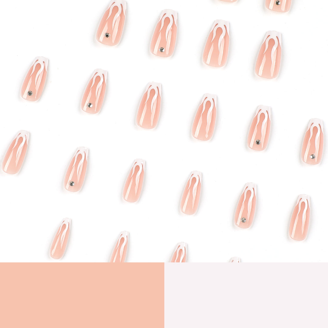 Artistic Nail Extensions with Glamorous Design Stornfield