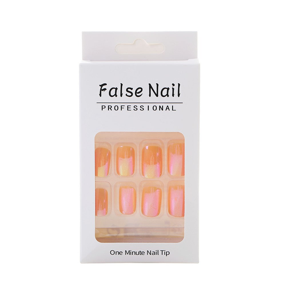 Gradient Color Artificial Nails Stornfield