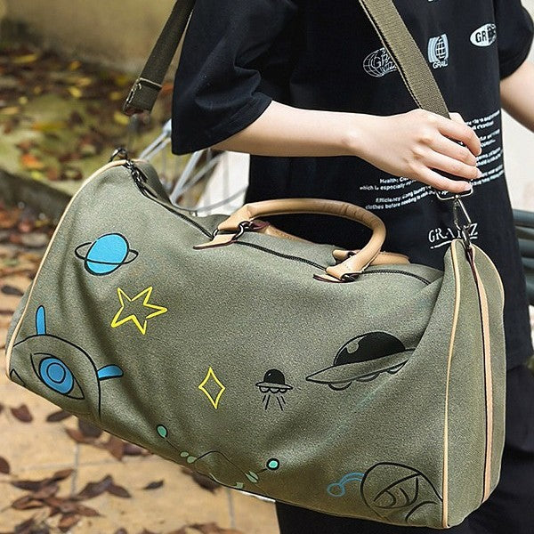 Stylish Canvas Travel Duffel