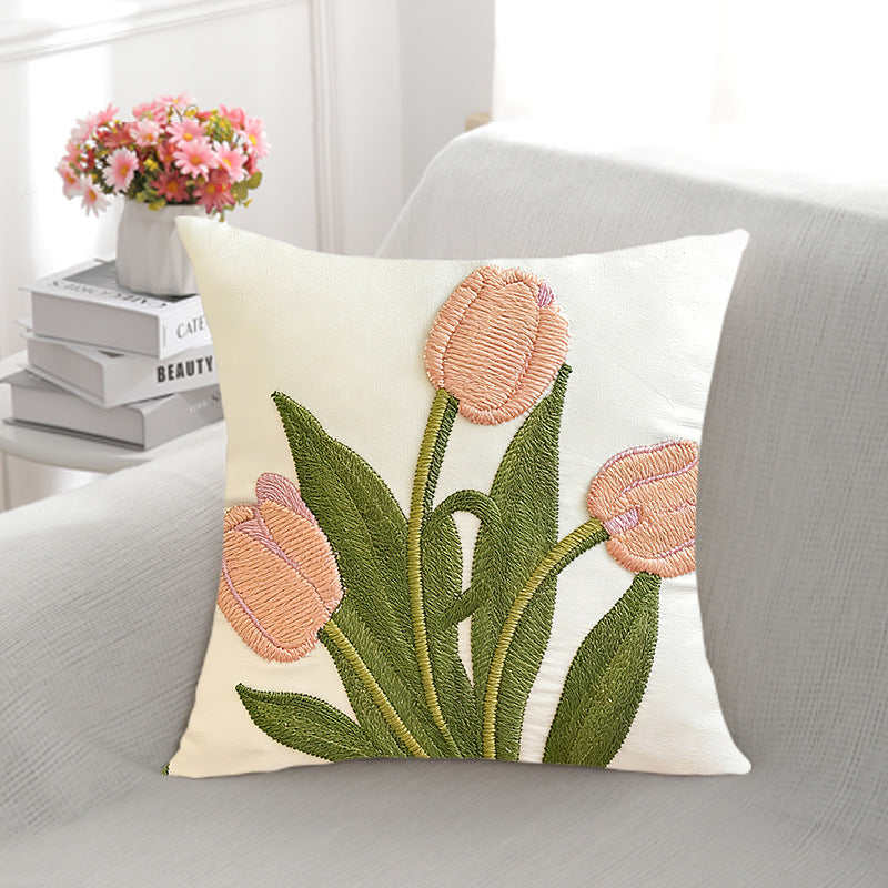Artistic Ram Print Decorative Pillow