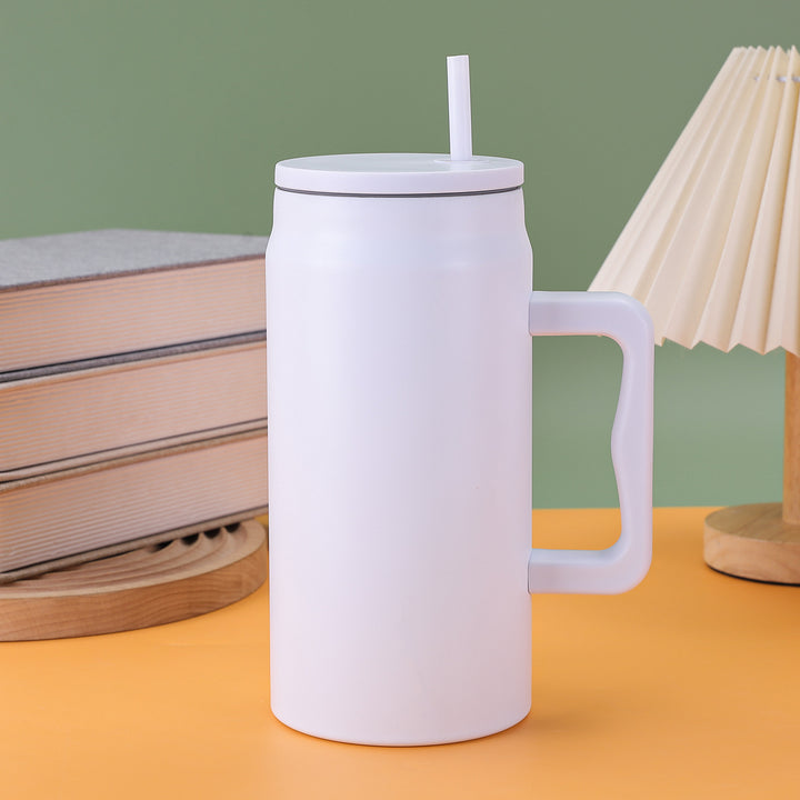Ladies thermal mug with lid and straw Stornfield