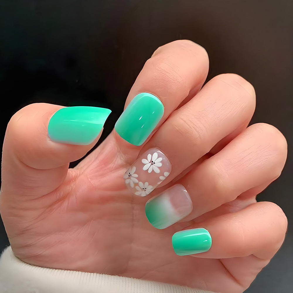 Floral Elegant Press-On Nail Art Set Stornfield