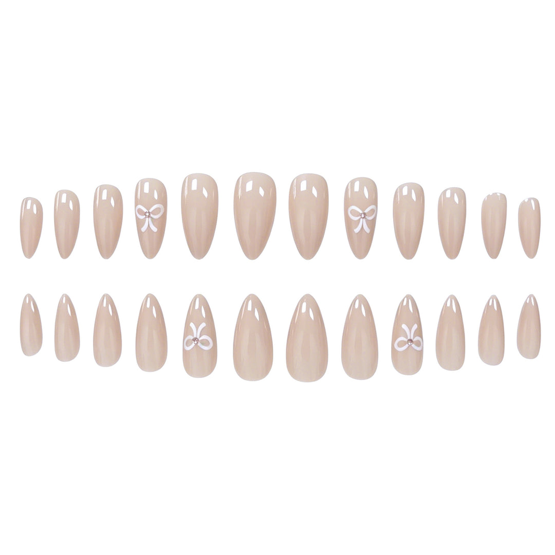 Elegant Pointed Press-On Nail Enhancements Stornfield