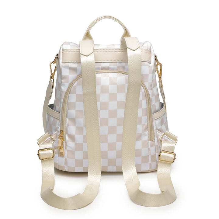 Stylish Checkered Backpack Stornfield