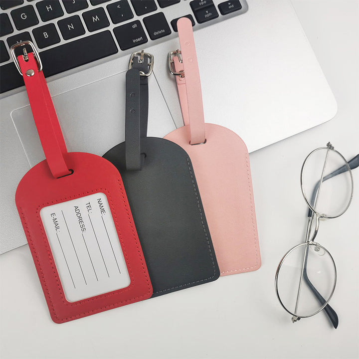 Women's high-quality and durable leather luggage tag Stornfield