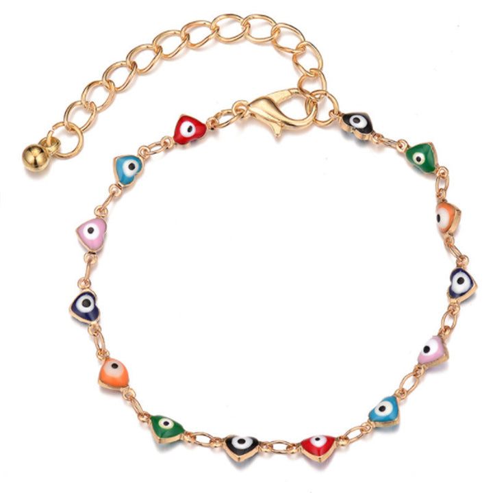 Colorful Evil Eye Charm Anklet Stornfield