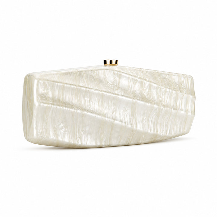 Contemporary Textured Acrylic Clutch