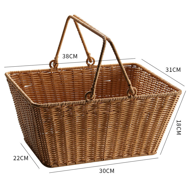 Unisex Rectangular Shopping and Storage Basket Stornfield