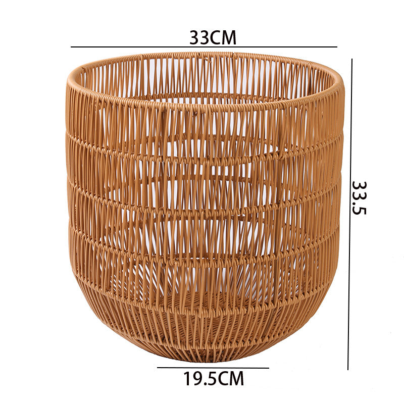 Woven Storage Basket with Handles Stornfield