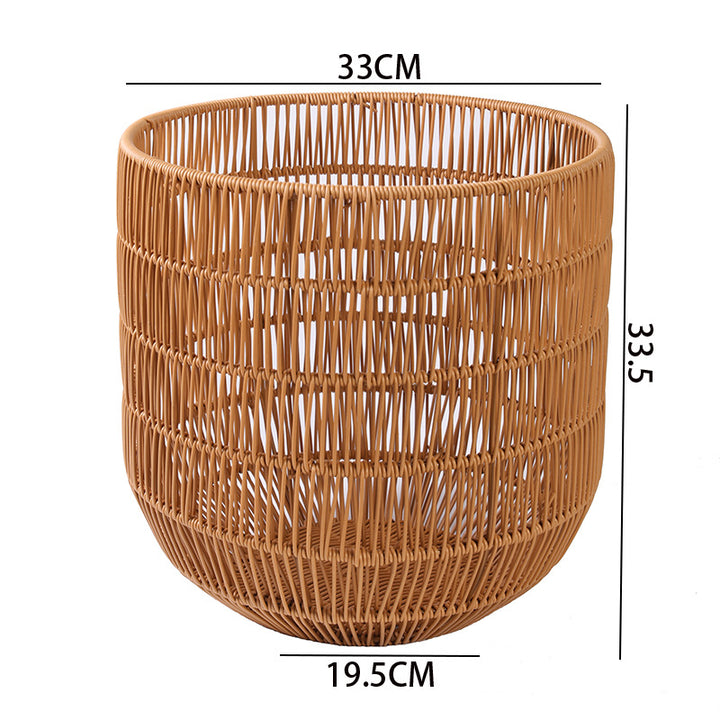 Woven Storage Basket with Handles Stornfield