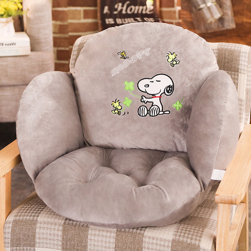 Plush seat cushion with cute bear motif Stornfield