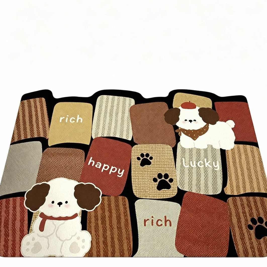 Cute Cartoon-Themed Area Mat