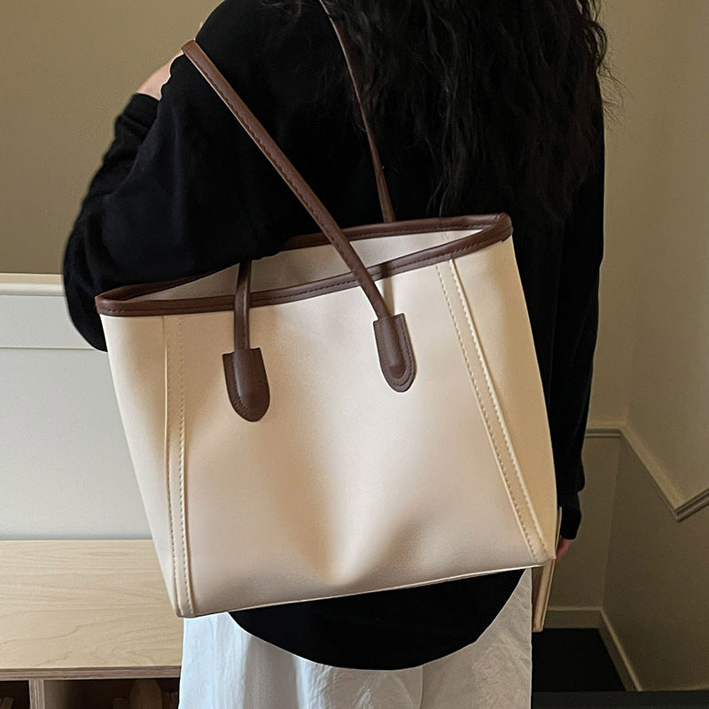 Elegant Vegan Leather Tote Bag