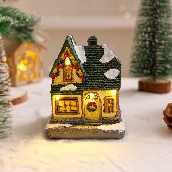 Decorative Christmas village with lights Stornfield