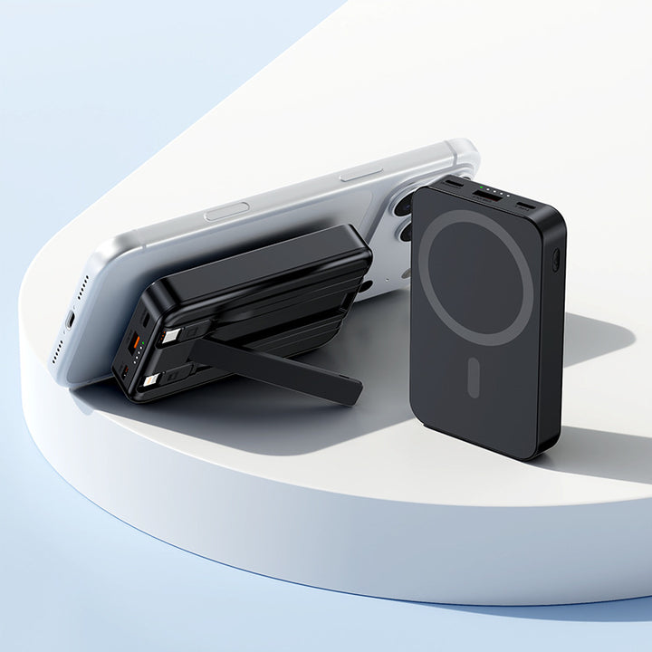 Portable power bank with magnetic function and integrated stand Stornfield
