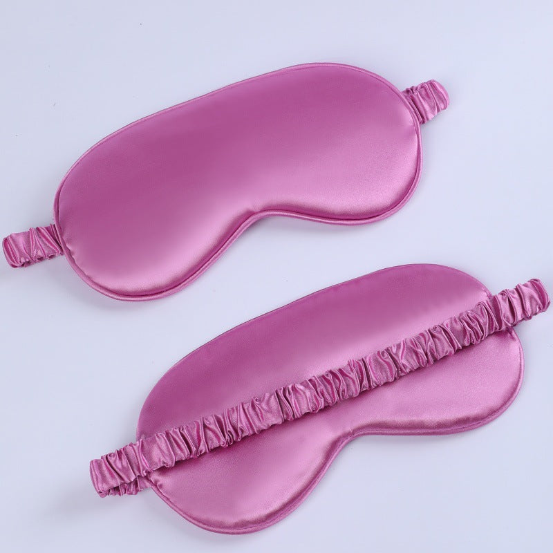 Women's nano silk sleep mask with padded eye area, adjustable elastic band, and storage pouch Stornfield