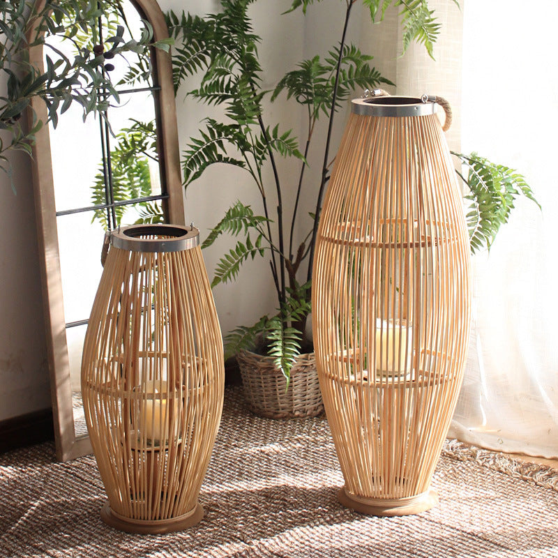 Elegant Rattan Lantern Stornfield