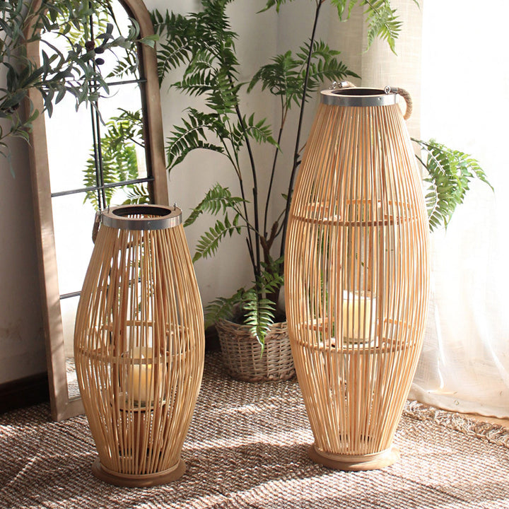 Elegant Rattan Lantern Stornfield