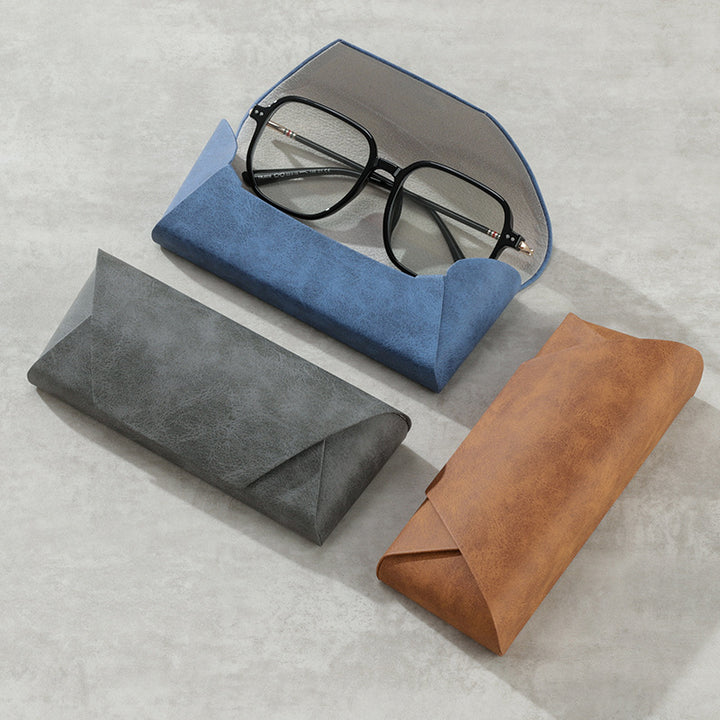 Premium Leather Eyewear Pouch Stornfield