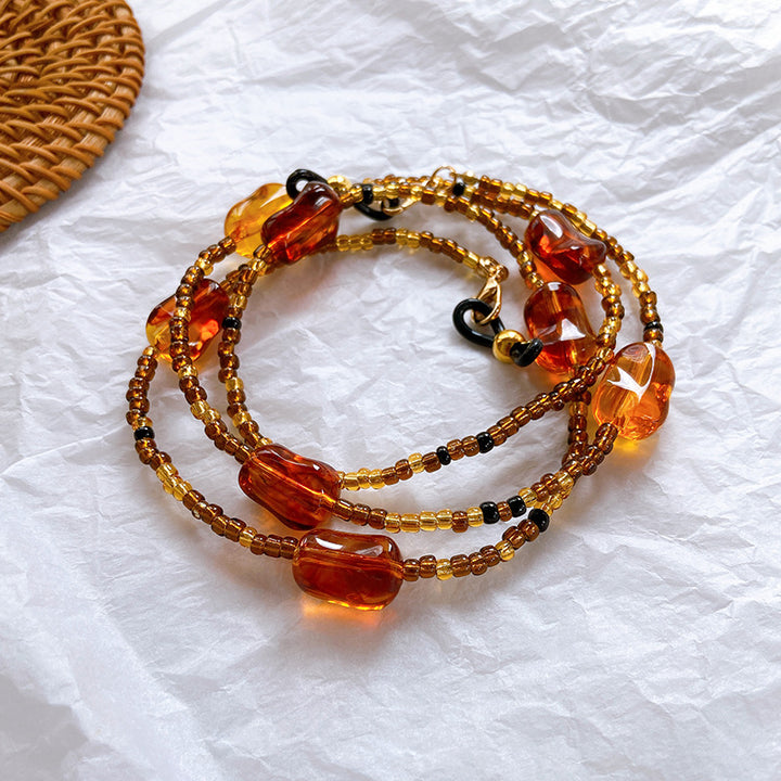 Elegant ribbon with artificial resin details Stornfield