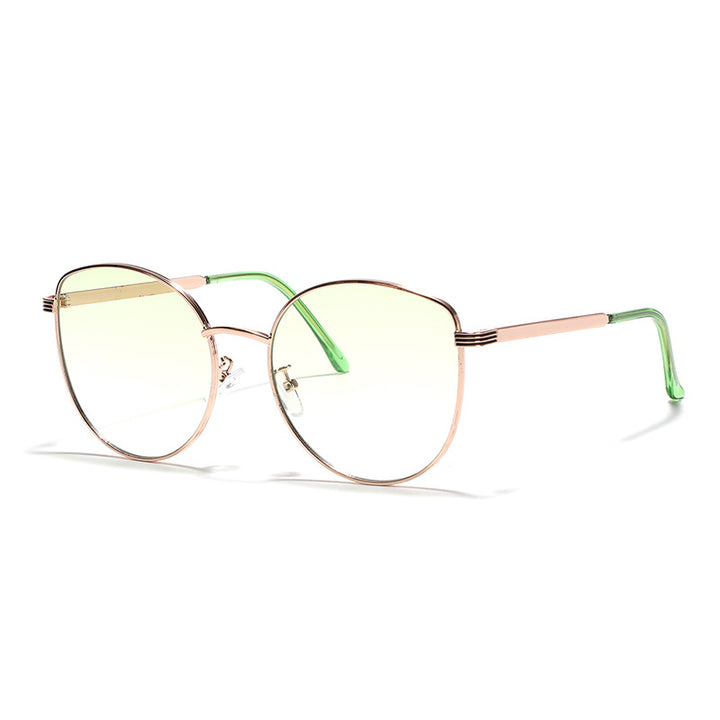 Women's geometric sunglasses with narrow metal frame Stornfield