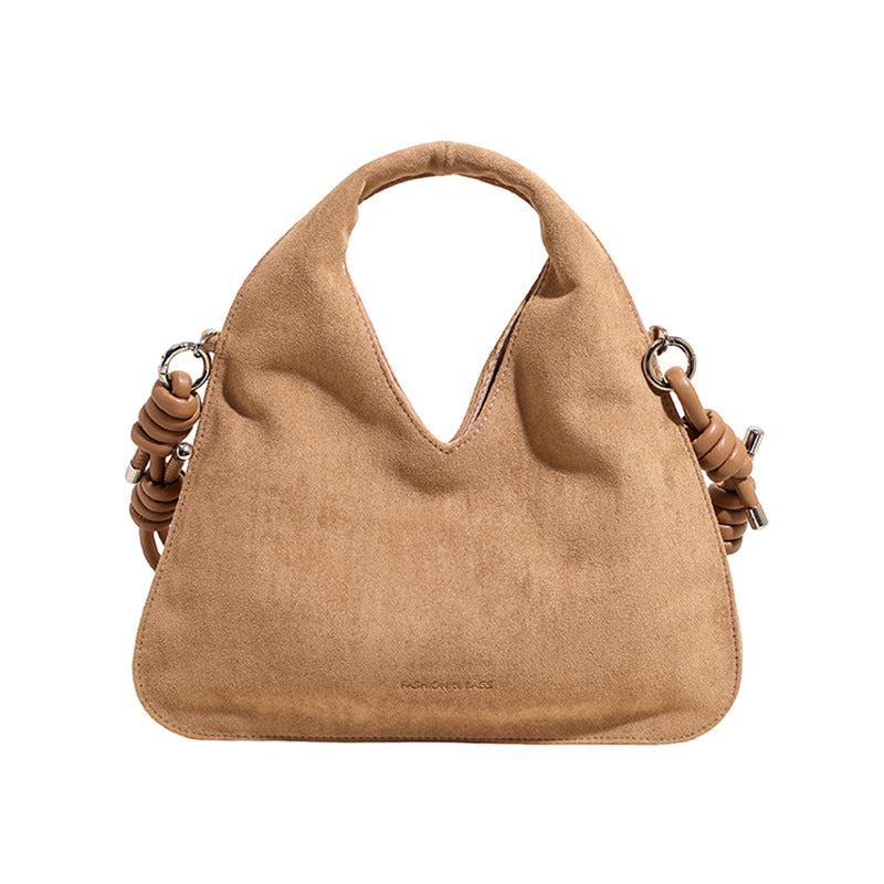 Suede Hobo Bag