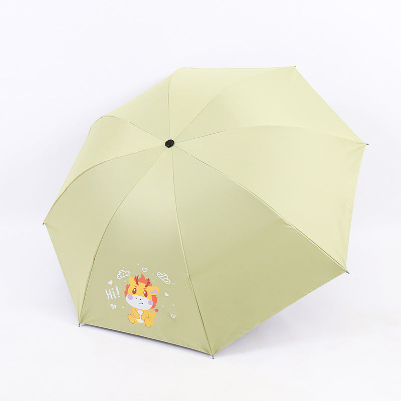 Women's Folding Umbrella with Fun Animal Design Stornfield