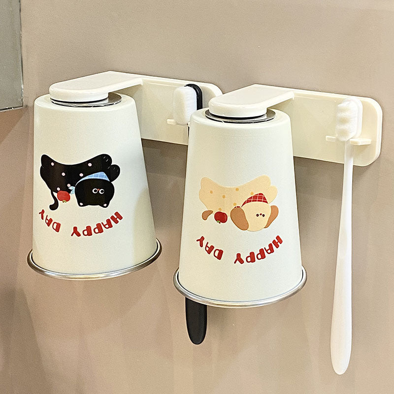 Stainless Steel Drinking Cup with Cheerful Dog Design Stornfield