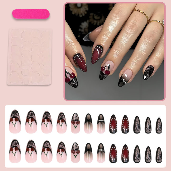 Nail art set with playful fruit and flower designs Stornfield