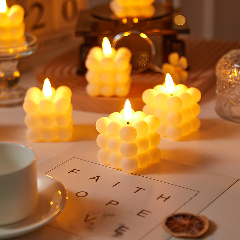 Elegant LED Tea Lights with Curved Design Stornfield