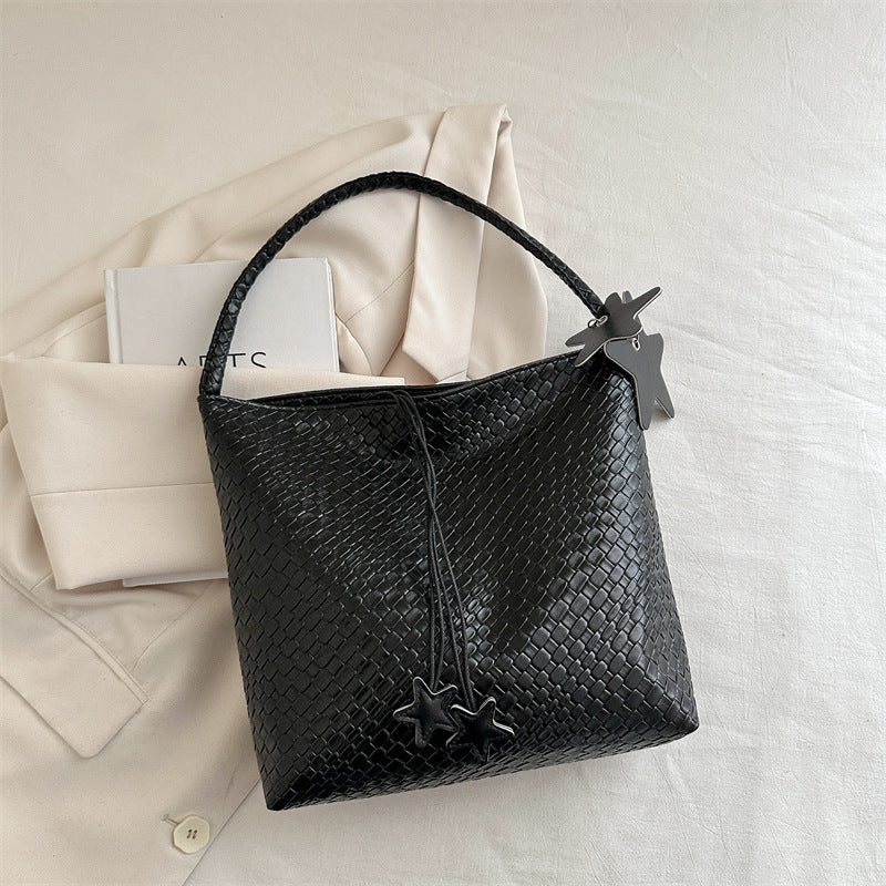 Textured Weave Handheld Shoulder Bag Stornfield
