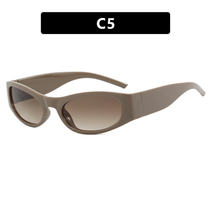 Women's sporty sunglasses with a wide frame and UV protection Stornfield