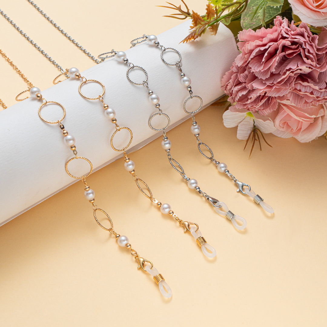 Pearlescent and Chain Eyewear Necklace Stornfield