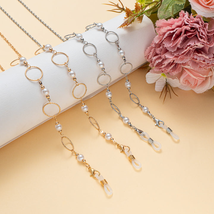 Pearlescent and Chain Eyewear Necklace Stornfield