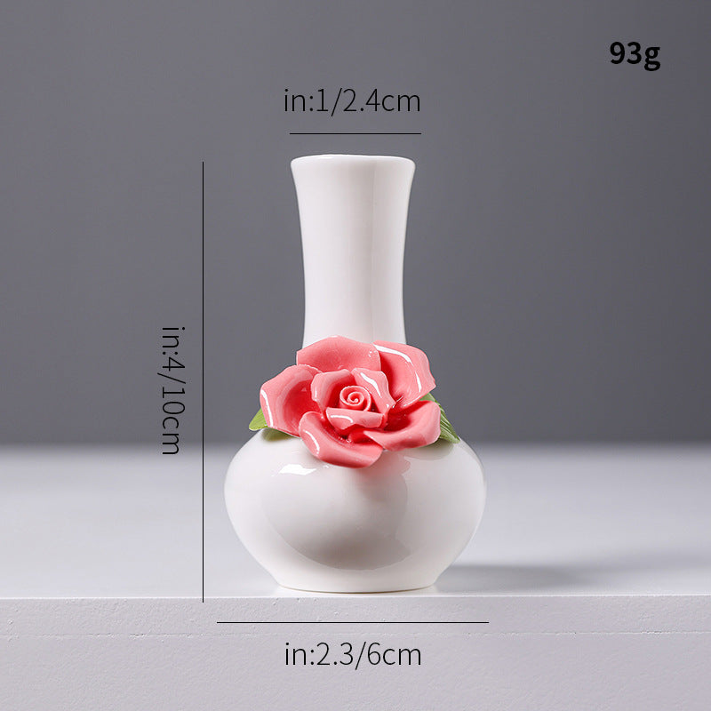 Floral Ceramic Vase