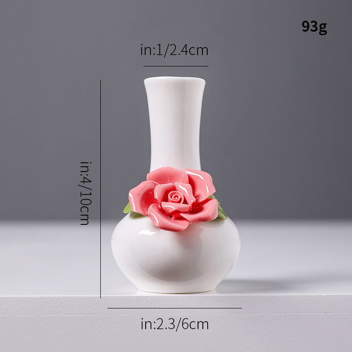 Floral Ceramic Vase