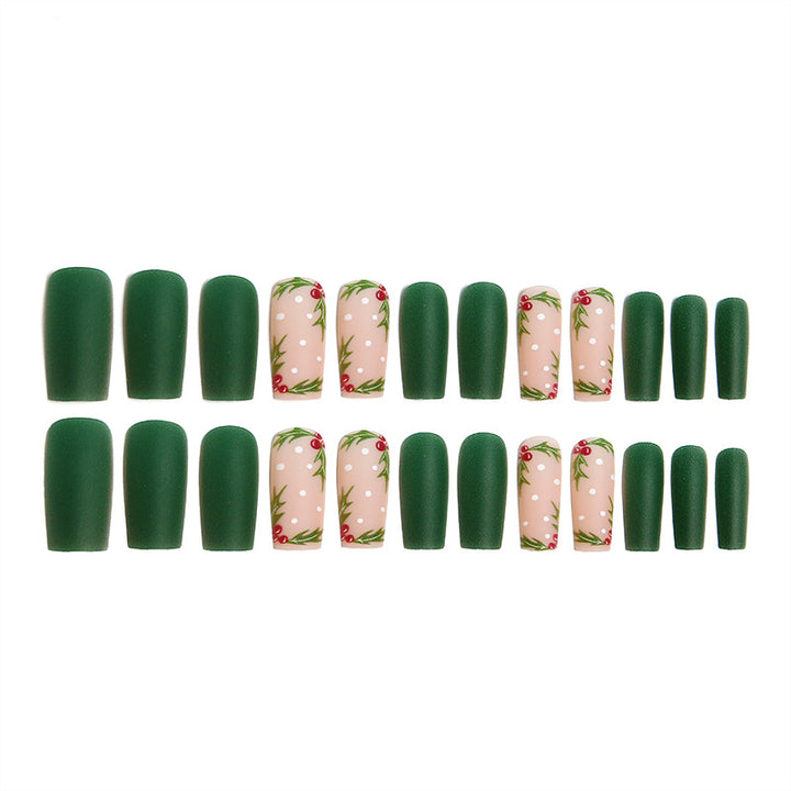 Artful Nail Tips with Botanical Motifs Stornfield