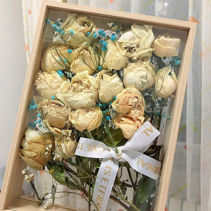 Floral Shadow Box Display for Home Decor