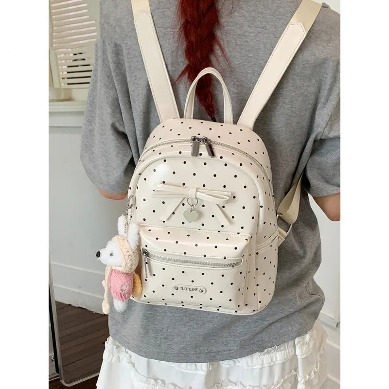 Polka-Dot Decorative Mini Backpack Stornfield