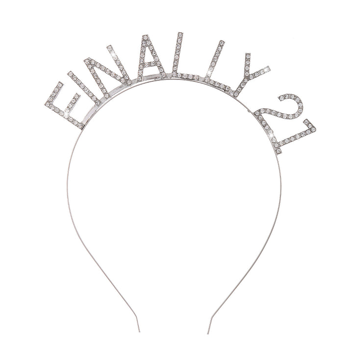 Women's Glittering Hairband with Inscription Stornfield